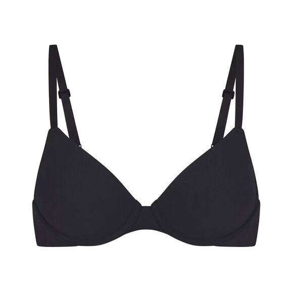 Skims Fits Everybody T-Shirt Bra Onyx Size 30C - Picture 1 of 8